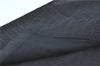 Authentic FENDI Zucchino Skirt Cotton USA 2 Leather Black J1584