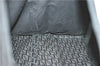 Authentic FENDI Zucchino Skirt Cotton USA 2 Leather Black J1584