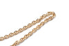 Authentic Christian Dior Gold Tone Chain Pendant Necklace CD J1586