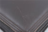 Authentic YVES SAINT LAURENT Shoulder Clutch Bag Purse Leather Brown Junk J1612