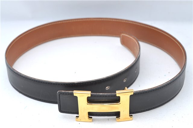 Authentic HERMES Constance Ladies Leather Belt Size 70cm 27.6