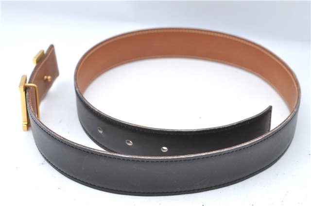 Authentic HERMES Constance Ladies Leather Belt Size 70cm 27.6