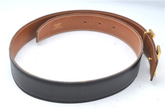 Authentic HERMES Constance Ladies Leather Belt Size 70cm 27.6