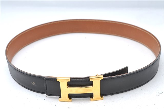 Authentic HERMES Constance Ladies Leather Belt Size 70cm 27.6