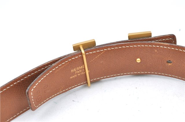 Authentic HERMES Constance Ladies Leather Belt Size 70cm 27.6