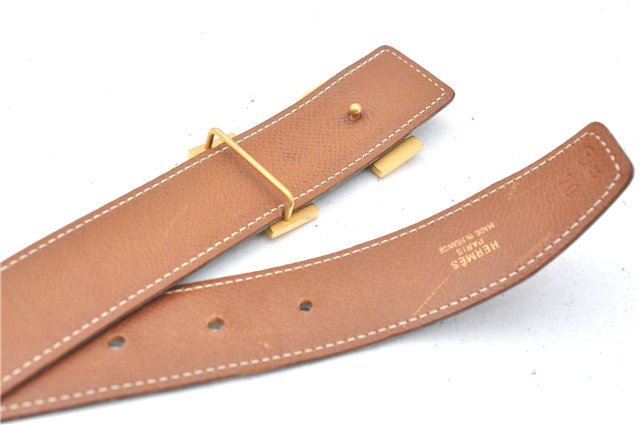 Authentic HERMES Constance Ladies Leather Belt Size 70cm 27.6