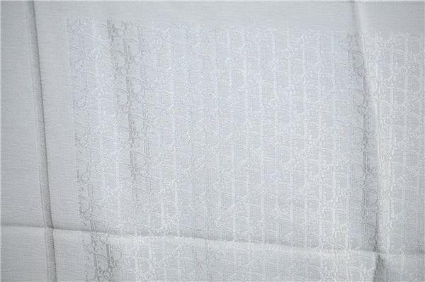 Authentic Christian Dior Trotter Scarf Silk White CD J1624