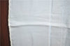 Authentic Christian Dior Trotter Scarf Silk White CD J1624