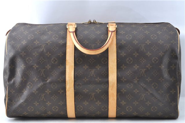 Authentic Louis Vuitton Monogram Keepall 55 Travel Boston Bag M41424 LV J1643