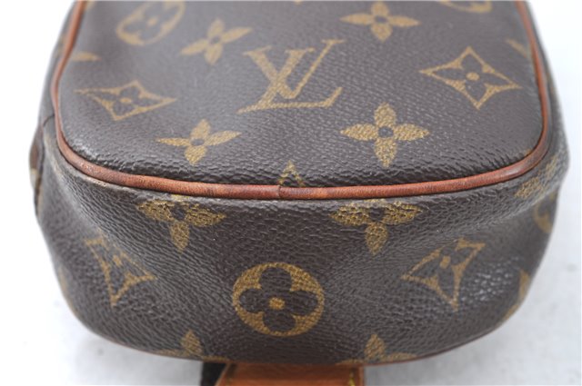 Authentic Louis Vuitton Monogram Pochette Gange Waist bag M51870 LV J1657