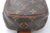 Authentic Louis Vuitton Monogram Pochette Gange Waist bag M51870 LV J1657