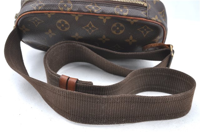 Authentic Louis Vuitton Monogram Pochette Gange Waist bag M51870 LV J1657