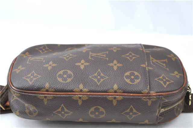 Authentic Louis Vuitton Monogram Pochette Gange Waist bag M51870 LV J1657