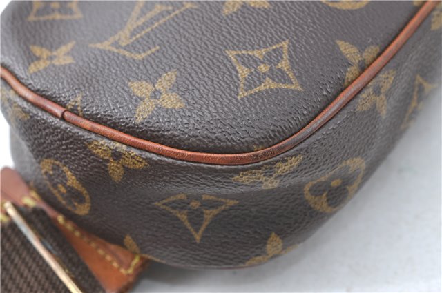 Authentic Louis Vuitton Monogram Pochette Gange Waist bag M51870 LV J1657