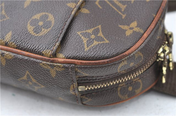 Authentic Louis Vuitton Monogram Pochette Gange Waist bag M51870 LV J1657