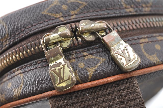 Authentic Louis Vuitton Monogram Pochette Gange Waist bag M51870 LV J1657