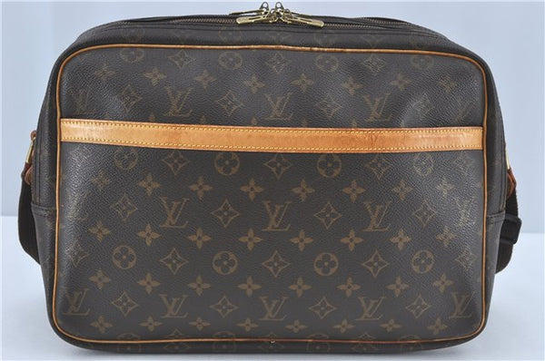 Auth Louis Vuitton Monogram Reporter GM Shoulder Cross Body Bag M45252 LV J1659