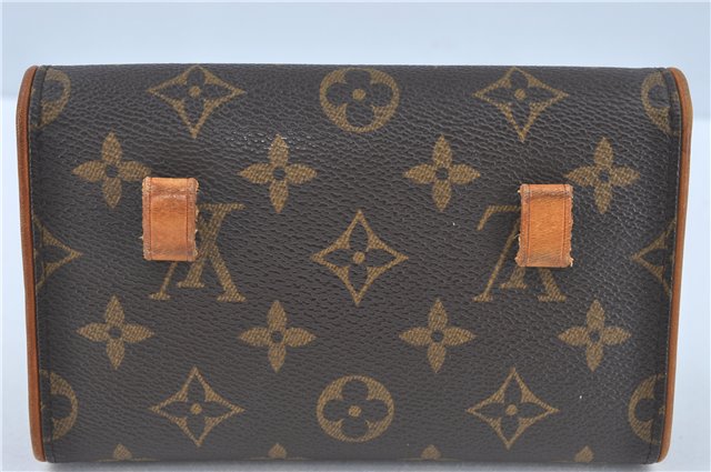 Auth Louis Vuitton Monogram Pochette Florentine Pouch Waist Bag M51855 LV J1665