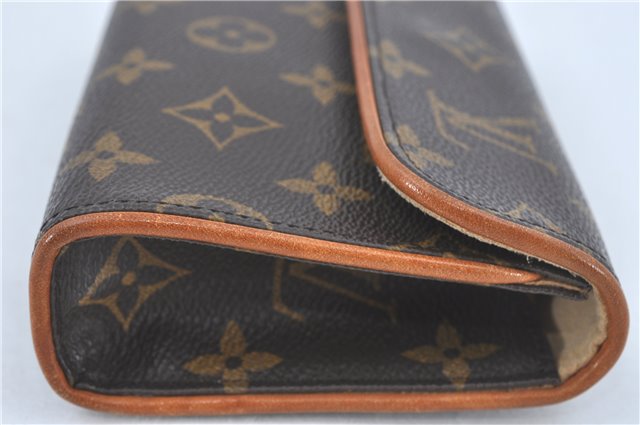 Auth Louis Vuitton Monogram Pochette Florentine Pouch Waist Bag M51855 LV J1665