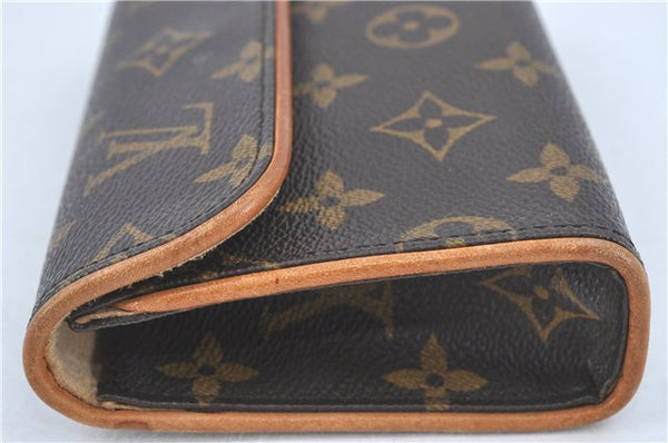 Auth Louis Vuitton Monogram Pochette Florentine Pouch Waist Bag M51855 LV J1665