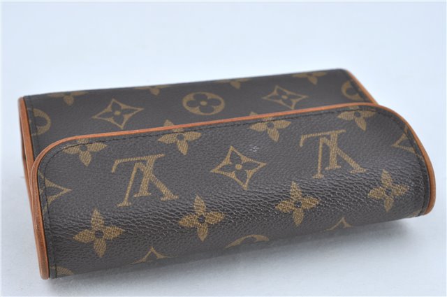 Auth Louis Vuitton Monogram Pochette Florentine Pouch Waist Bag M51855 LV J1665