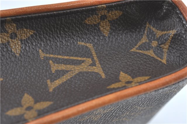 Auth Louis Vuitton Monogram Pochette Florentine Pouch Waist Bag M51855 LV J1665