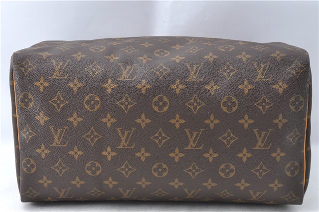 Authentic Louis Vuitton Monogram Speedy 35 Hand Boston Bag M41524 LV J1668