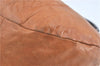 Authentic Chloe Ethel Shoulder Hand Bag Leather Enamel Brown J1670