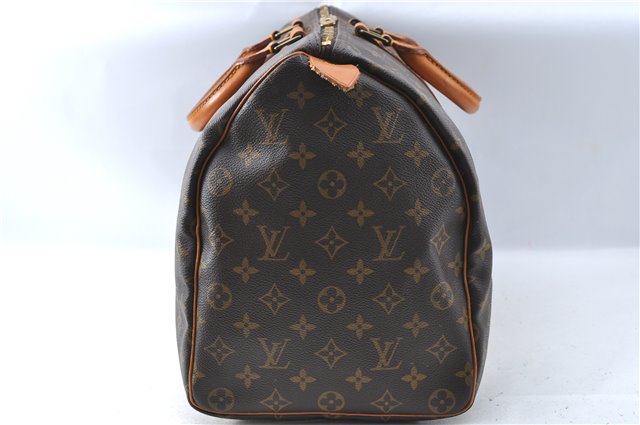 Authentic Louis Vuitton Monogram Keepall 45 Travel Boston Bag M41428 LV J1675