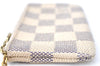 Authentic Louis Vuitton Damier Azur Pochette Cles Coin Case N62659 LV J1677