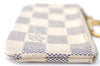 Authentic Louis Vuitton Damier Azur Pochette Cles Coin Case N62659 LV J1677