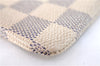 Authentic Louis Vuitton Damier Azur Pochette Cles Coin Case N62659 LV J1677