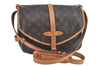 Auth Louis Vuitton Monogram Saumur 30 Shoulder Cross Body Bag M42256 LV J1682