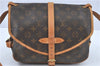 Auth Louis Vuitton Monogram Saumur 30 Shoulder Cross Body Bag M42256 LV J1682
