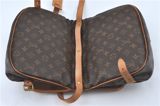 Auth Louis Vuitton Monogram Saumur 30 Shoulder Cross Body Bag M42256 LV J1682