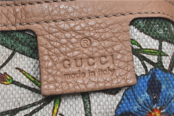 Authenic GUCCI Bamboo Shopper Medium 2Way Shoulder Hand Bag Leather Beige J1686