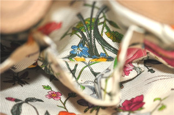 Authenic GUCCI Bamboo Shopper Medium 2Way Shoulder Hand Bag Leather Beige J1686