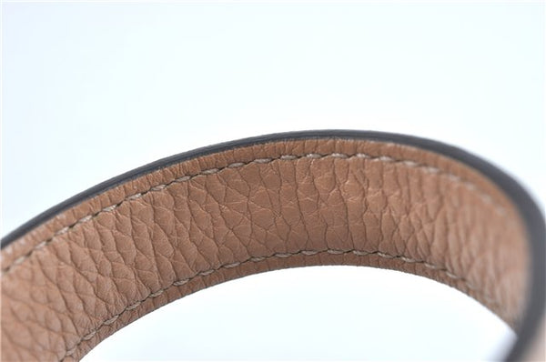 Authenic GUCCI Bamboo Shopper Medium 2Way Shoulder Hand Bag Leather Beige J1686