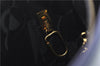 Authentic Ferragamo Gancini Leather Shoulder Hand Bag Purse Purple J1695