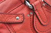 Authentic Chloe Paddington Leather Hand Bag Purse Red J1702