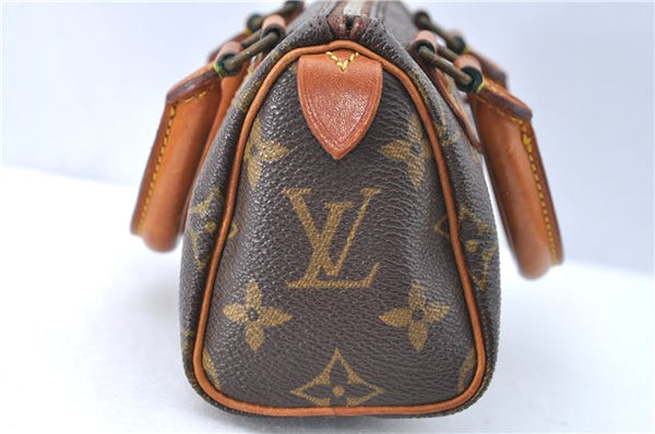 Authentic Louis Vuitton Monogram Mini Speedy Hand Bag Old Model LV J1713