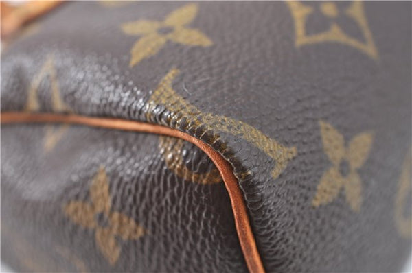 Authentic Louis Vuitton Monogram Mini Speedy Hand Bag Old Model LV J1713