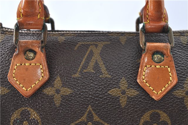 Authentic Louis Vuitton Monogram Mini Speedy Hand Bag Old Model LV J1713
