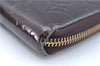 Authentic Louis Vuitton Vernis Zippy Wallet Long Purse Wine Red M93522 LV J1716