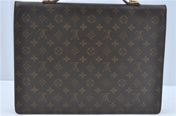 Auth Louis Vuitton Monogram Porte Documents Bandouliere M53338 Briefcase J1723
