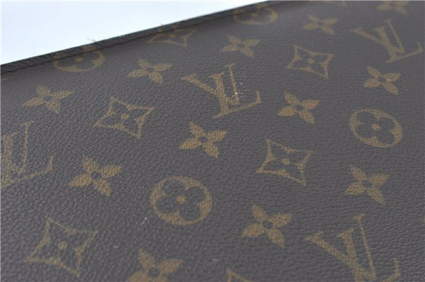 Auth Louis Vuitton Monogram Porte Documents Bandouliere M53338 Briefcase J1723