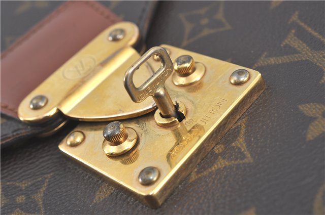 Auth Louis Vuitton Monogram Porte Documents Bandouliere M53338 Briefcase J1723
