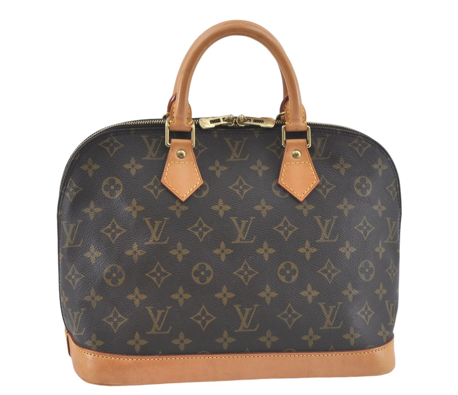 Authentic Louis Vuitton Monogram Alma Hand Bag M51130 LV J1725