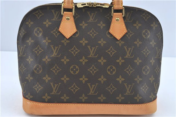 Authentic Louis Vuitton Monogram Alma Hand Bag M51130 LV J1725