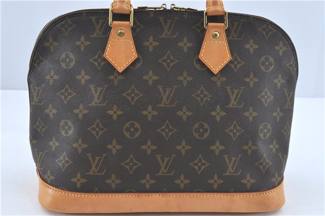Authentic Louis Vuitton Monogram Alma Hand Bag M51130 LV J1725
